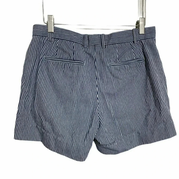 Gap 4 tailored shorts‎ blue pinstripes - Picture 3 of 5